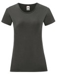 Koszulka LADIES ICONIC 150 T light graphite - bawełniana damska 