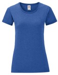 Koszulka LADIES ICONIC 150 T heather royal - bawełniana damska