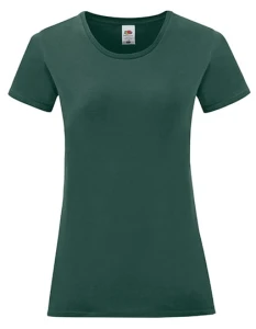 Koszulka LADIES ICONIC 150 T forest green - bawełniana damska