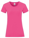 Koszulka LADIES ICONIC 150 T fuchsia - bawełniana damska