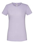 Koszulka LADIES ICONIC 150 T soft lavender - bawełniana damska