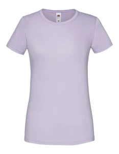 Koszulka LADIES ICONIC 150 T soft lavender - bawełniana damska