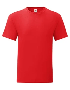 Koszulka ICONIC 150 T red - bawełniana męska