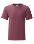 Koszulka ICONIC 150 T heather burgundy - bawełniana męska