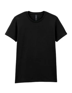 Koszulka HEAVY COTTON black - bawełniana damska 