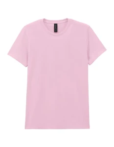 Koszulka HEAVY COTTON light pink  - bawełniana damska