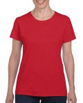 Koszulka HEAVY COTTON  red - bawełniana damska 