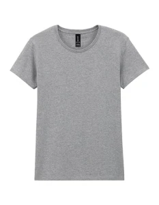 Koszulka HEAVY COTTON sport grey - bawełniana damska 