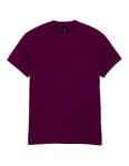 Koszulka HEAVY COTTON maroon - bawełniana męska