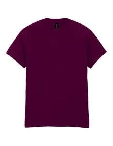 Koszulka HEAVY COTTON maroon - bawełniana męska