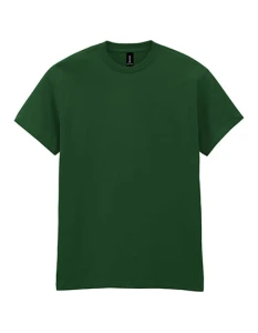 Koszulka HEAVY COTTON forest green - bawełniana męska