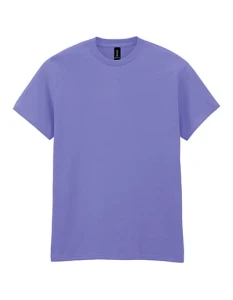 Koszulka HEAVY COTTON violet - bawełniana męska 