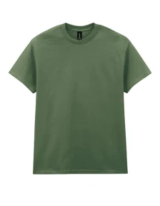 Koszulka HEAVY COTTON military green - bawełniana męska