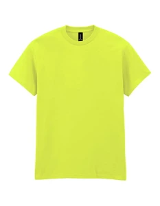 Koszulka HEAVY COTTON safety green - bawełniana męska 