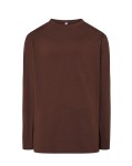 LONGSLEEVE TSRA 150LS chocolate - bawełniany  męski