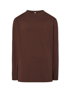 LONGSLEEVE TSRA 150LS chocolate - bawełniany  męski