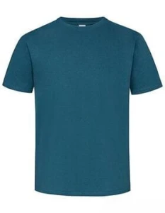Koszulka CLASSIC HEAVYWEIGHT petrol blue - bawełniana męska