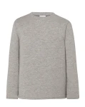 LONGSLEEVE TSRK 150LS grey melange - bawełniany dziecięcy