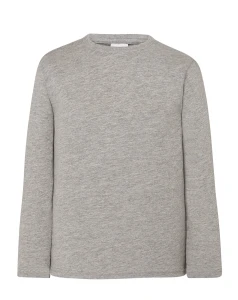 LONGSLEEVE TSRK 150LS grey melange - bawełniany dziecięcy
