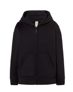 Bluza KID ZIPPED HOODED black - rozpinana dziecięca
