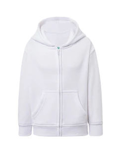Bluza KID ZIPPED HOODED white - rozpinana dziecięca
