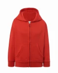 Bluza KID ZIPPED HOODED red  - rozpinana dziecięca