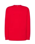 LONGSLEEVE TSRA 170LS red - bawełniany  męski 