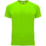 Koszulka BAHRAIN zielona fluorescencyjna - termoaktywna męska