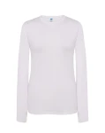 LONGSLEEVE TSRL COMFORT  white - bawełniany  damski
