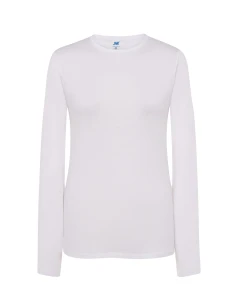 LONGSLEEVE TSRL COMFORT  white - bawełniany  damski