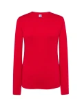 LONGSLEEVE TSRL COMFORT red- bawełniany  damski 