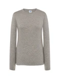 LONGSLEEVE TSRL COMFORT grey melange - bawełniany  damski 