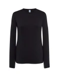 LONGSLEEVE TSRL COMFORT  black - bawełniany  damski