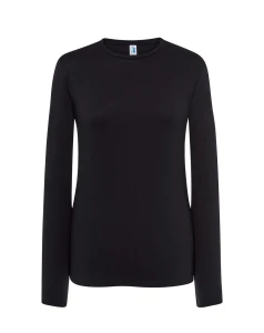 LONGSLEEVE TSRL COMFORT  black - bawełniany  damski