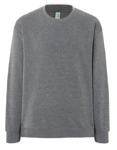 Bluza SWEATSHIRT 290 dark grey melange - klasyczna unisex 