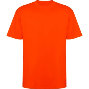 Koszulka BULL OVERSIZE ognista pomarańczowa - bawełniana unisex