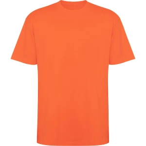 Koszulka BULL OVERSIZE koralowa - bawełniana unisex