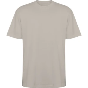 Koszulka BULL OVERSIZE perłowa szara - bawełniana unisex